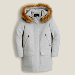 Chateau parka in Italian stadium-cloth wool
